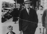 Charles Harper with nephew Stanley in Ballarat
